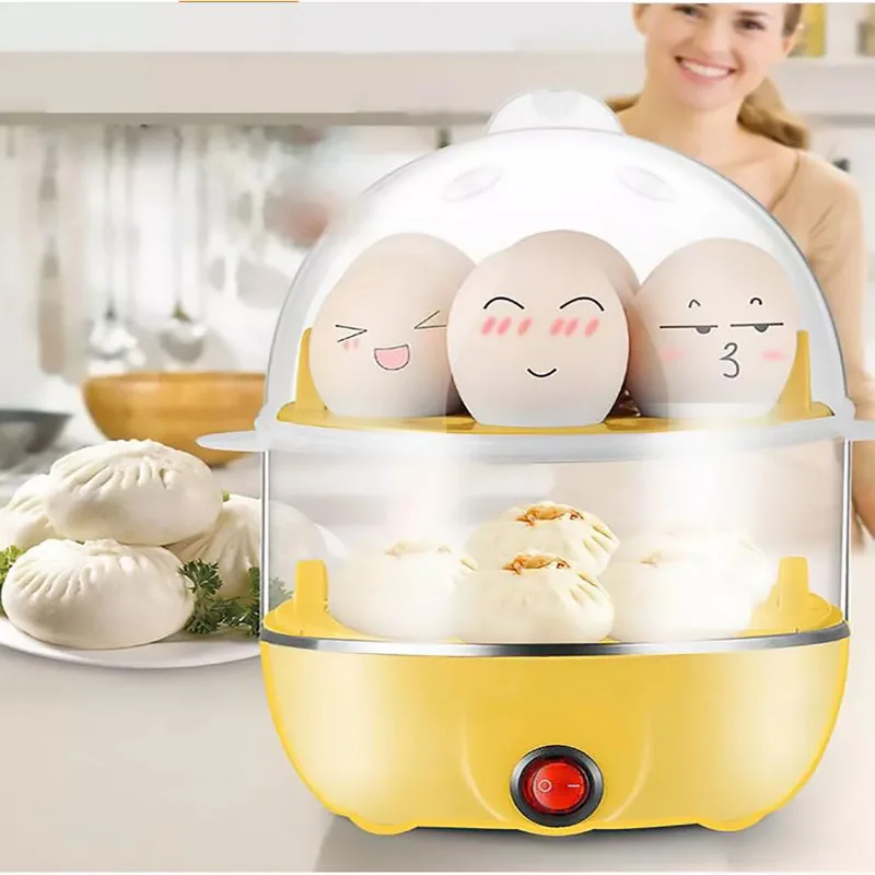 Heating Steamer Egg Cooker Kitchen Food Grade Home Use Multifunction Breakfast Machine Electric 2 Layer Egg Boiler
Heating Steamer Egg Cooker Kitchen Food Grade Home Use Multifunction Breakfast Machine Electric 2 Layer Egg Boiler