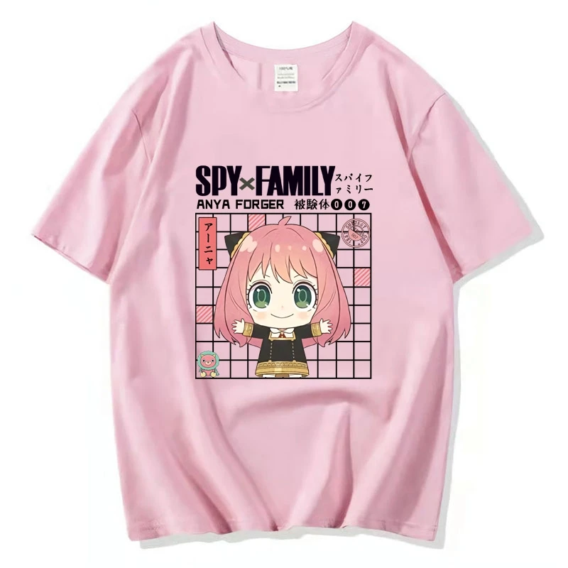 Футболка женская оверсайз с коротким рукавом, Милый хлопковый топ в стиле аниме «Шпион х», в стиле Харадзюку, для всей семьи, Y2k, на лето
Футболка женская оверсайз с коротким рукавом, Милый хлопковый топ в стиле аниме «Шпион х», в стиле Харадзюку, для всей семьи, Y2k, на лето