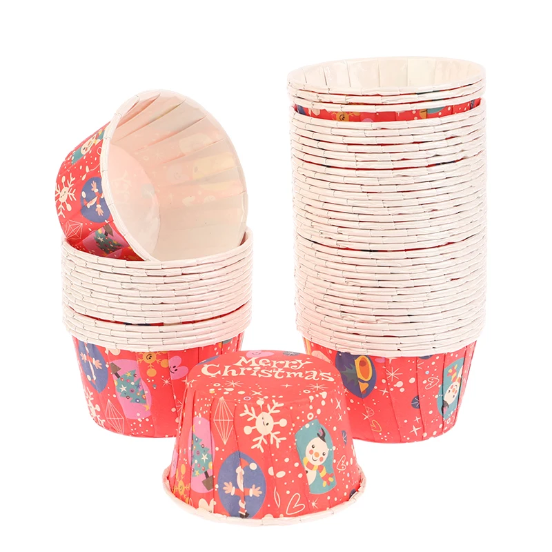 50pcs Christmas Snowman Pattern Muffin Cupcakes Liner Paper Cups Mold Decor Baking Accessory
50pcs Christmas Snowman Pattern Muffin Cupcakes Liner Paper Cups Mold Decor Baking Accessory