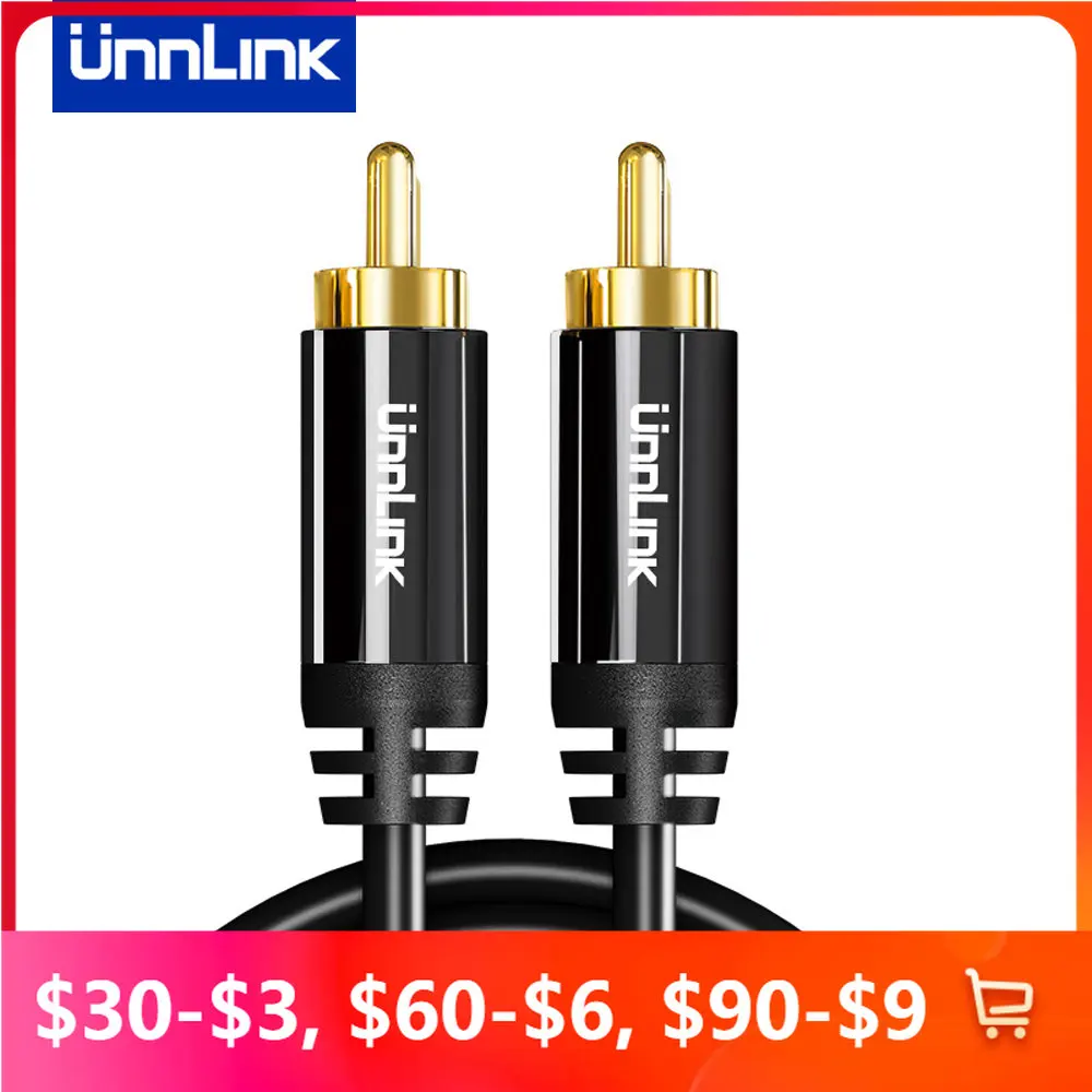 Unnlink HiFi 5.1 SPDIF Coaxial Cable 1m 1.5m 2m 3m 5m 8m 10m Video Cable for TV Amplifier Speaker Soundbar
Unnlink HiFi 5.1 SPDIF Coaxial Cable 1m 1.5m 2m 3m 5m 8m 10m Video Cable for TV Amplifier Speaker Soundbar