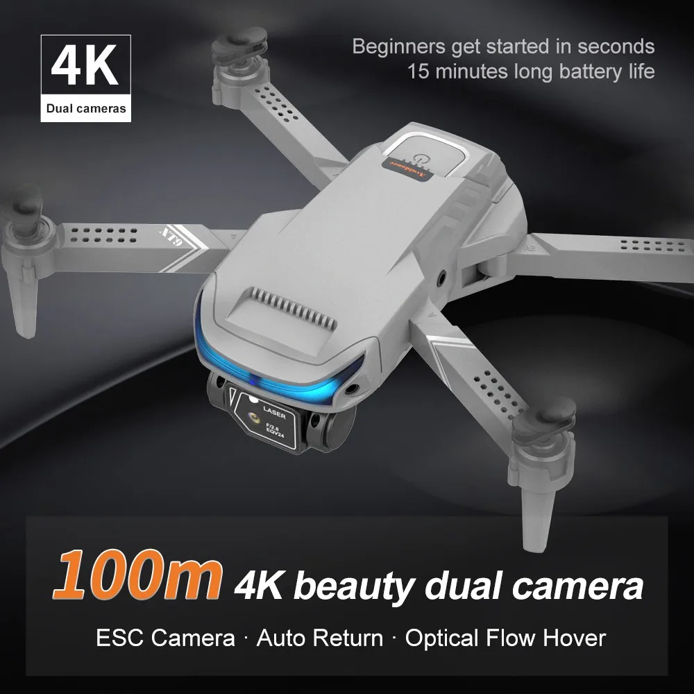 New XT9 Professional Mini Drone 4K HD Dual Camera Quadcopter 360 Obstacle Avoidance Optical Flow WIFI FPV RC Helicopter Toy Gift
New XT9 Professional Mini Drone 4K HD Dual Camera Quadcopter 360 Obstacle Avoidance Optical Flow WIFI FPV RC Helicopter Toy Gift