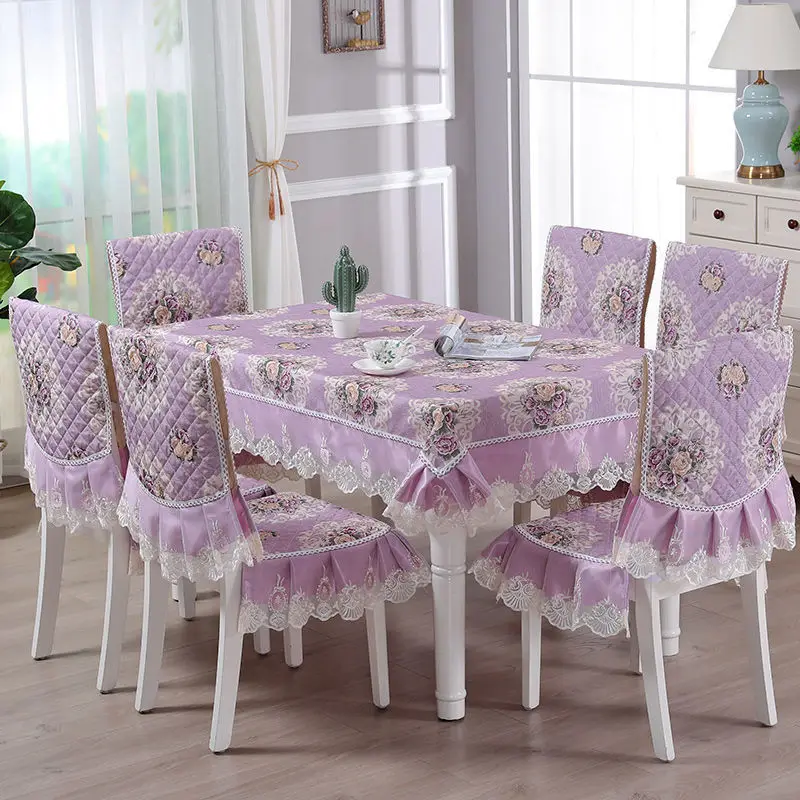 Simple Jacquard Tablecloth Set Living Room Decor Lace Dining Chair Cover Rectangular Tablecloth Wedding Banquet Decor Supplies
Simple Jacquard Tablecloth Set Living Room Decor Lace Dining Chair Cover Rectangular Tablecloth Wedding Banquet Decor Supplies