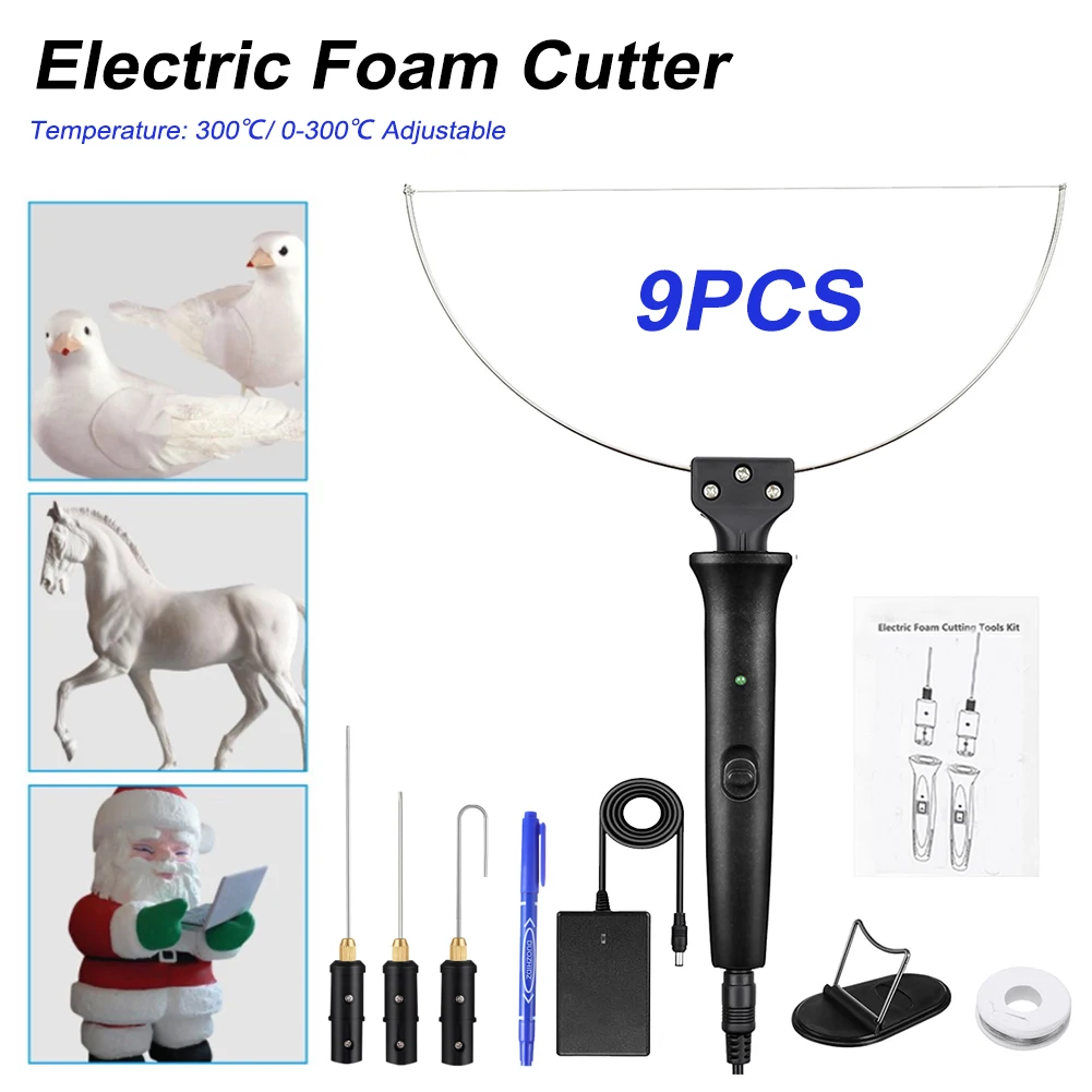 Foam Cutter Electric 4 In 1 Styrofoam Cutter Set Hot Wire Cutting Pen Styrofoam Cutter Engraver with Marker Pen Wire Replacement
Foam Cutter Electric 4 In 1 Styrofoam Cutter Set Hot Wire Cutting Pen Styrofoam Cutter Engraver with Marker Pen Wire Replacement
