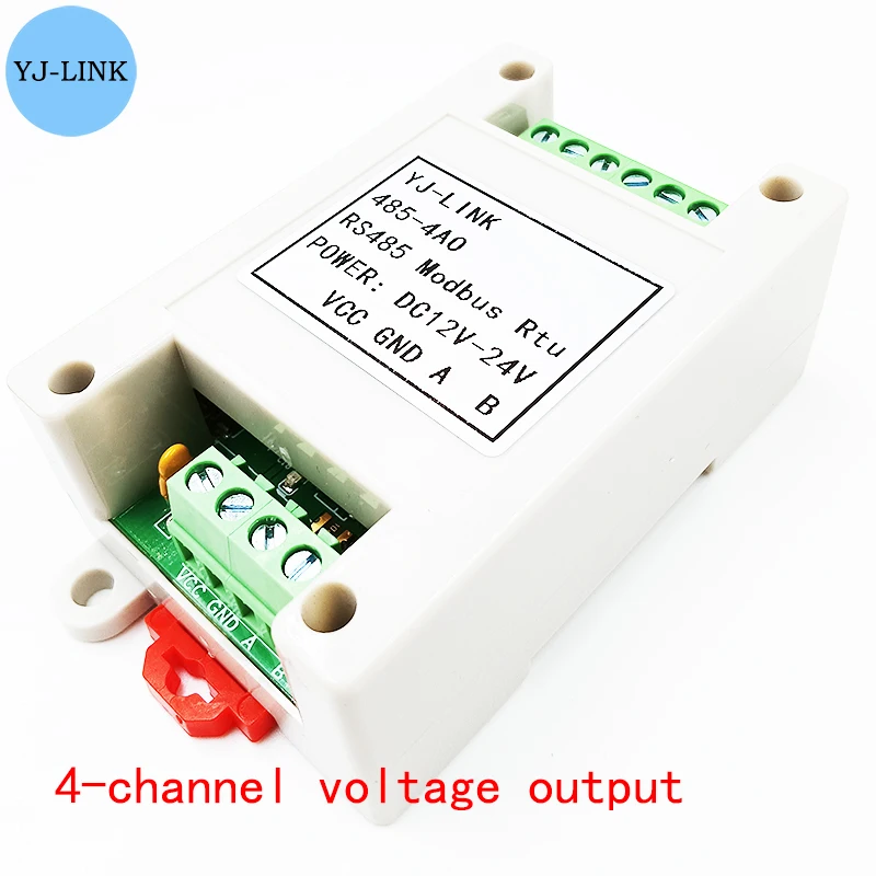Модуль аналогового выхода RS485 Modbus RTU 0-10В 0-20мА
Модуль аналогового выхода RS485 Modbus RTU 0-10В 0-20мА
