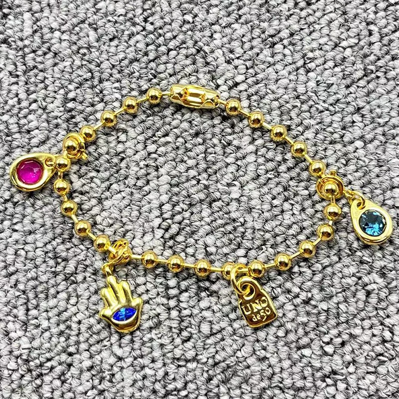 2023 unode50 Exquisite and Fashionable Electroplated 925 Silver Crowd Women's Bracelet Romantic Gift with Optional Hanging Parts
2023 unode50 Exquisite and Fashionable Electroplated 925 Silver Crowd Women's Bracelet Romantic Gift with Optional Hanging Parts