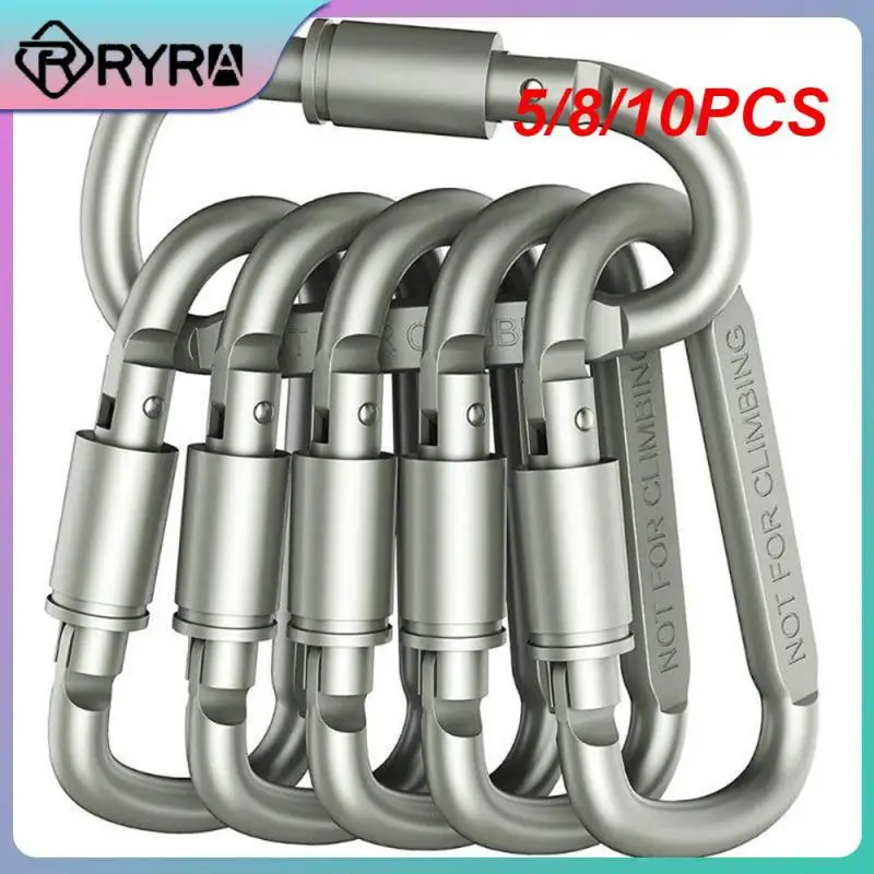 Outdoor Hook Survival D-ring Locking Carabiner Clip Set Screw Lock Hanging Hook Buckle Sports Rope Buckle Alloy Aluminum Hooks
Outdoor Hook Survival D-ring Locking Carabiner Clip Set Screw Lock Hanging Hook Buckle Sports Rope Buckle Alloy Aluminum Hooks