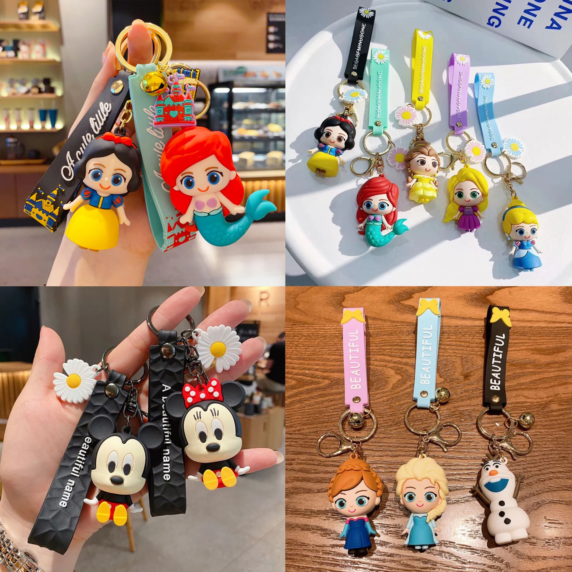 2023 New Disney Princess Mermaid Anime Cartoon Pendant Keychain Holder Car Keyring Mobile Phone Bag Hanging Jewelry Kids Gifts
2023 New Disney Princess Mermaid Anime Cartoon Pendant Keychain Holder Car Keyring Mobile Phone Bag Hanging Jewelry Kids Gifts