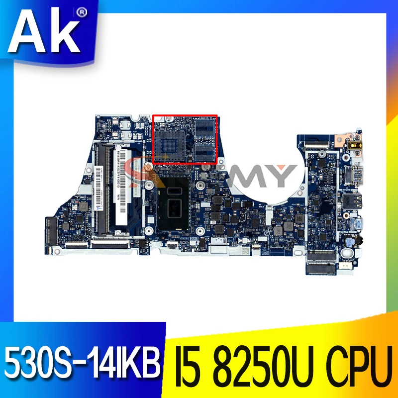 

For lenovo ideapad 530S-14IKB Laptop (ideapad) motherboard NM-B601 with CPU I5 8250U DDR4 FRU 5B20R11832 100% Fully Tested