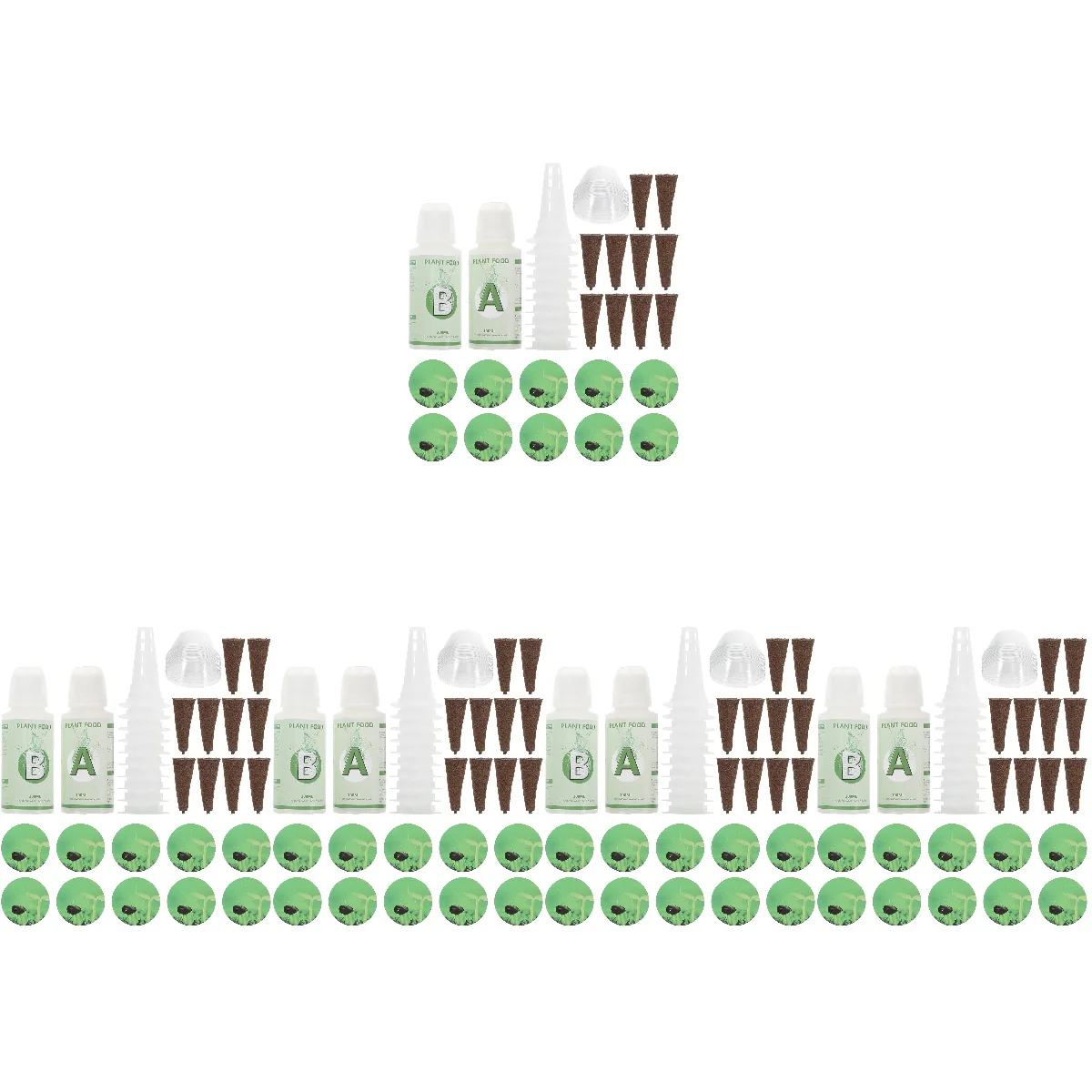 5 наборов гидропонных однотонных планшетов для выращивания растений и прозрачных изоляционных крышек
5 наборов гидропонных однотонных планшетов для выращивания растений и прозрачных изоляционных крышек