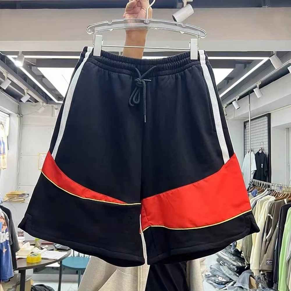 Striped Patchwork Mesh Cotton Shorts Men Oversized Fashion Shorts Mens Clothing Matching Color Cutting Sports Casual Shorts
Striped Patchwork Mesh Cotton Shorts Men Oversized Fashion Shorts Mens Clothing Matching Color Cutting Sports Casual Shorts