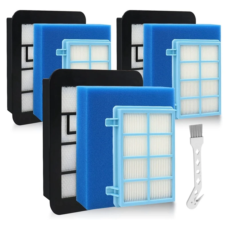 Replacement Filter Set For Philips Powerpro Compact And Active Vacuum Cleaner FC8010/01 FC9331 FC9332 FC9555, FC9556
Replacement Filter Set For Philips Powerpro Compact And Active Vacuum Cleaner FC8010/01 FC9331 FC9332 FC9555, FC9556