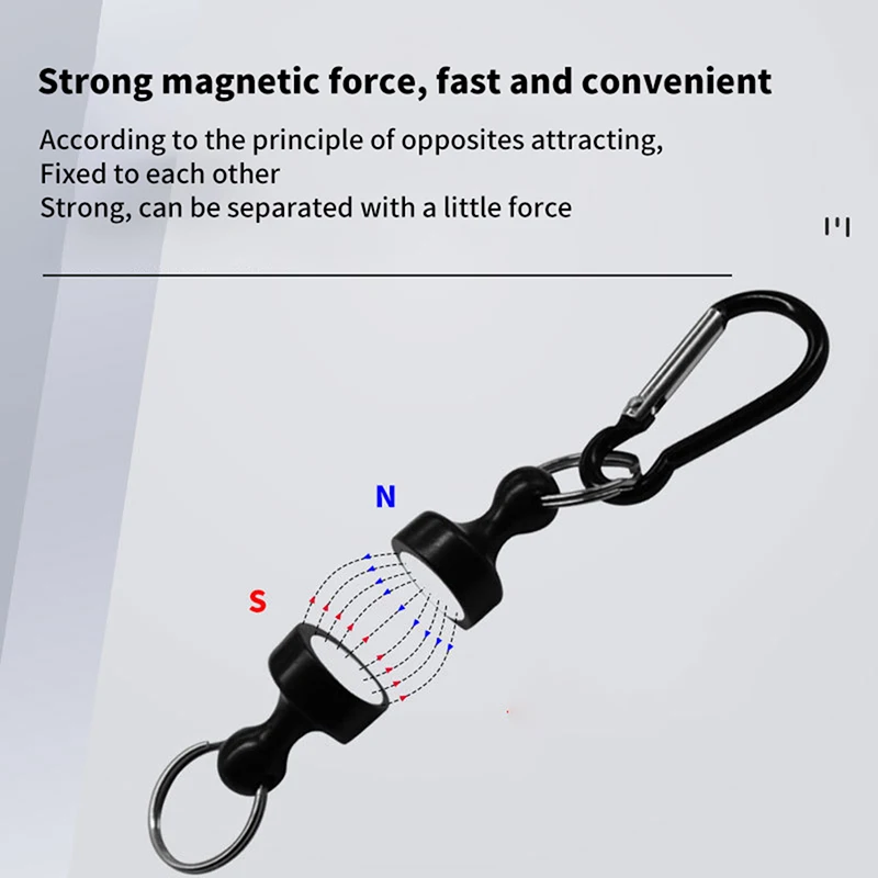 Fishing Hanging Buckle Magnetic Buckle Fast Hanging Buckle Wireless Lost Rope Metal Strong Magnetic Force Outdoor Mountaineering
Fishing Hanging Buckle Magnetic Buckle Fast Hanging Buckle Wireless Lost Rope Metal Strong Magnetic Force Outdoor Mountaineering