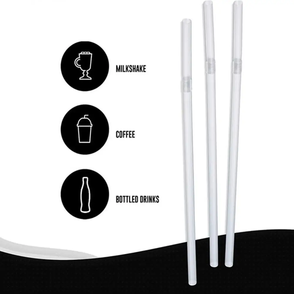 100PcsTransparent Bendable Disposable Plastic Straws Individual Packaging Milk Juice Drinking Straw Family Expenses Tools
100PcsTransparent Bendable Disposable Plastic Straws Individual Packaging Milk Juice Drinking Straw Family Expenses Tools