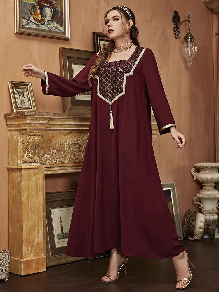 TOLEEN Women Plus Size Large Elegant Maxi Dresses 2022 Long Sleeve Abaya Oversized Party Evening Muslim Turkey Festival Clothing
TOLEEN Women Plus Size Large Elegant Maxi Dresses 2022 Long Sleeve Abaya Oversized Party Evening Muslim Turkey Festival Clothing