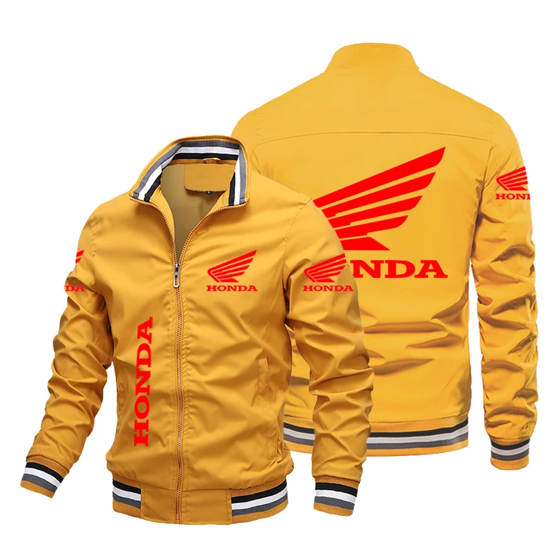 Honda Red Wing Men's Bomber Jacket 2021 Autumn new Fashion Trend Honda Men Clothing Coats Jacket Handsome Motorcycle Jacket
Honda Red Wing Men's Bomber Jacket 2021 Autumn new Fashion Trend Honda Men Clothing Coats Jacket Handsome Motorcycle Jacket