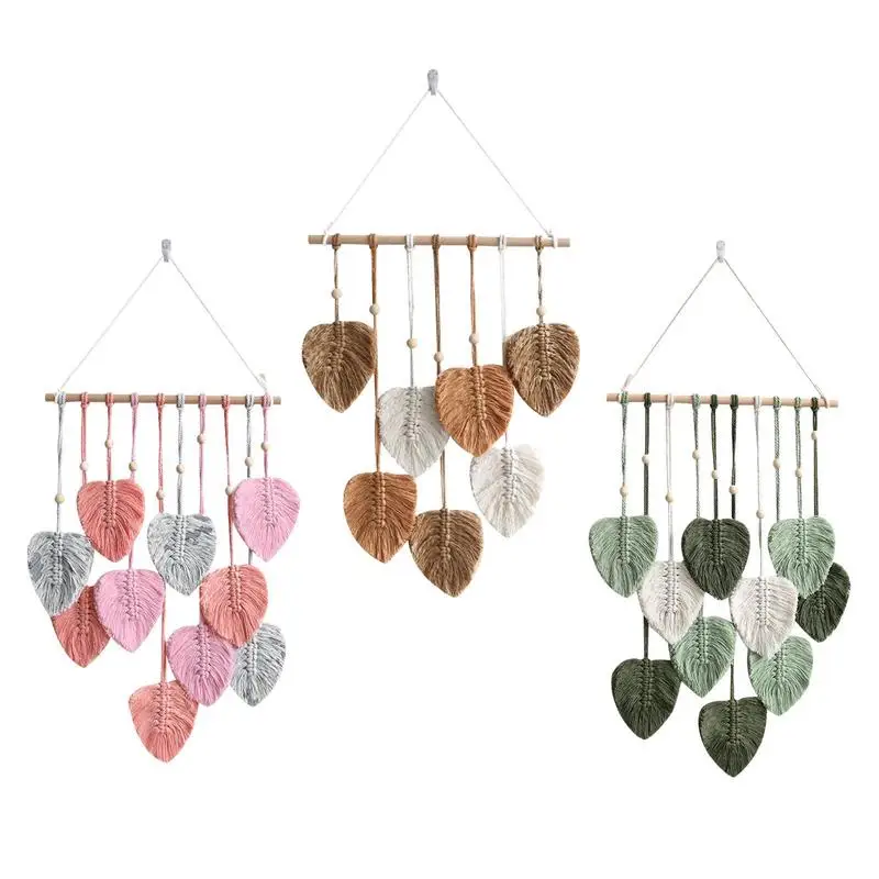 Macrame Wall Art Macrame Wall Hanging Tapestry With Leaves Tassels Bedroom Background Woven Tapestry Home Wall Decoration
Macrame Wall Art Macrame Wall Hanging Tapestry With Leaves Tassels Bedroom Background Woven Tapestry Home Wall Decoration