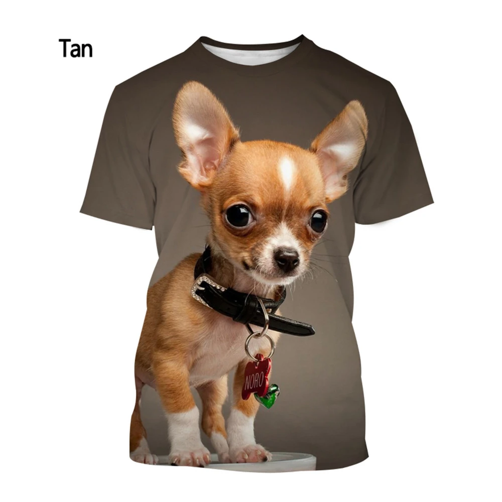 2022 Summer Fashion Chihuahua Dog 3D Printing T Shirts Men Women Casual Short Sleeve Shirts
2022 Summer Fashion Chihuahua Dog 3D Printing T Shirts Men Women Casual Short Sleeve Shirts