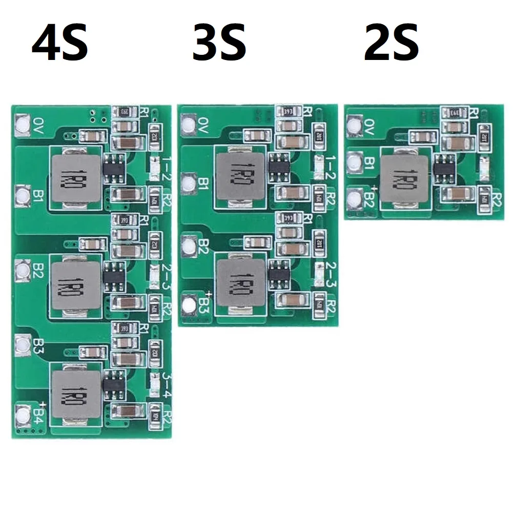 Активный эквалайзер 2S/3S/4S 1.3A, для балансировки аккумулятора Lifepo4, активная балансировочная плата, светодиодный индикатор для работы
Активный эквалайзер 2S/3S/4S 1.3A, для балансировки аккумулятора Lifepo4, активная балансировочная плата, светодиодный индикатор для работы