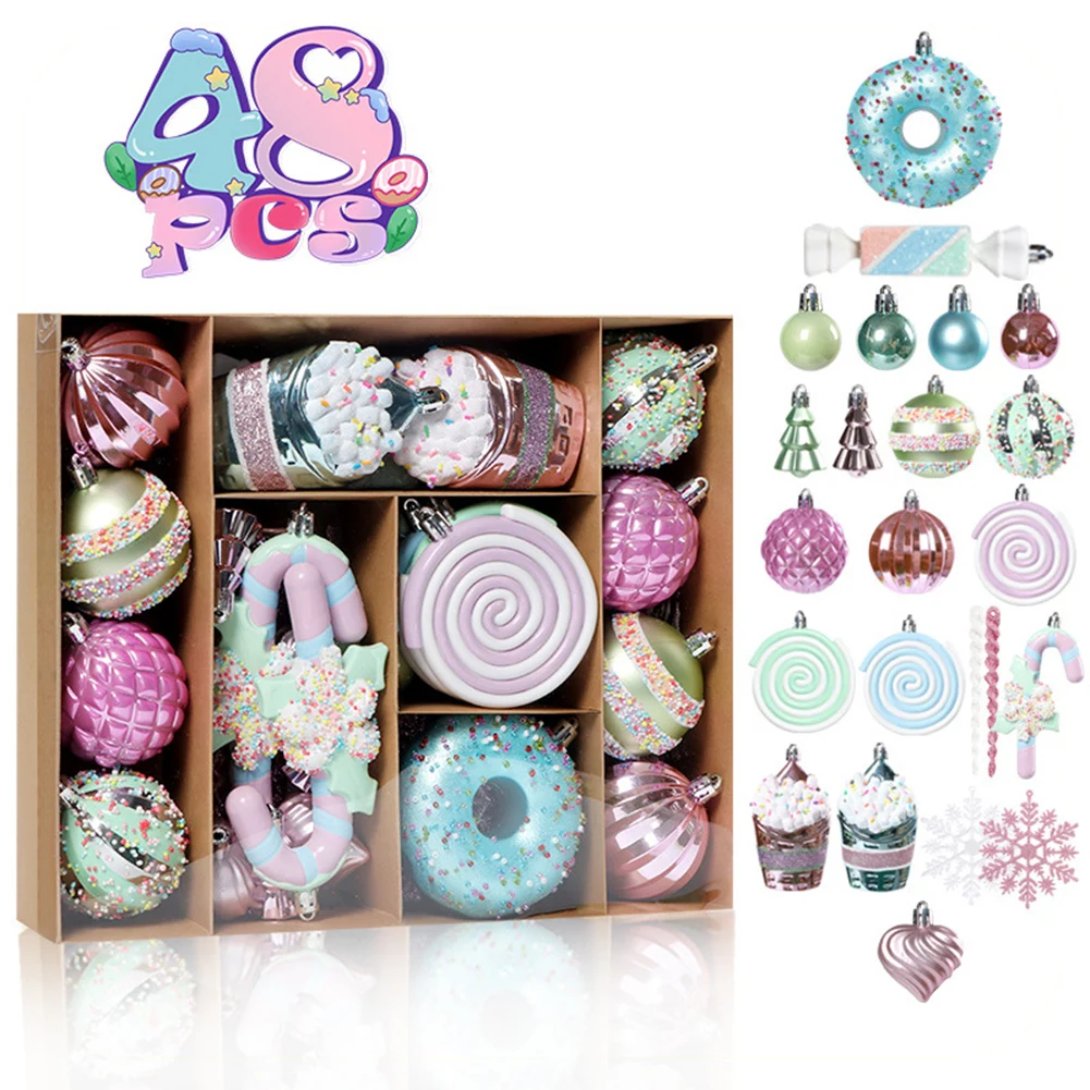 Christmas Kraft Paper Tree Decorative Pendant Ball Macaron Ice Cream Donut Shapes Ball Ornament Xmas Tree Hanging Pendants
Christmas Kraft Paper Tree Decorative Pendant Ball Macaron Ice Cream Donut Shapes Ball Ornament Xmas Tree Hanging Pendants