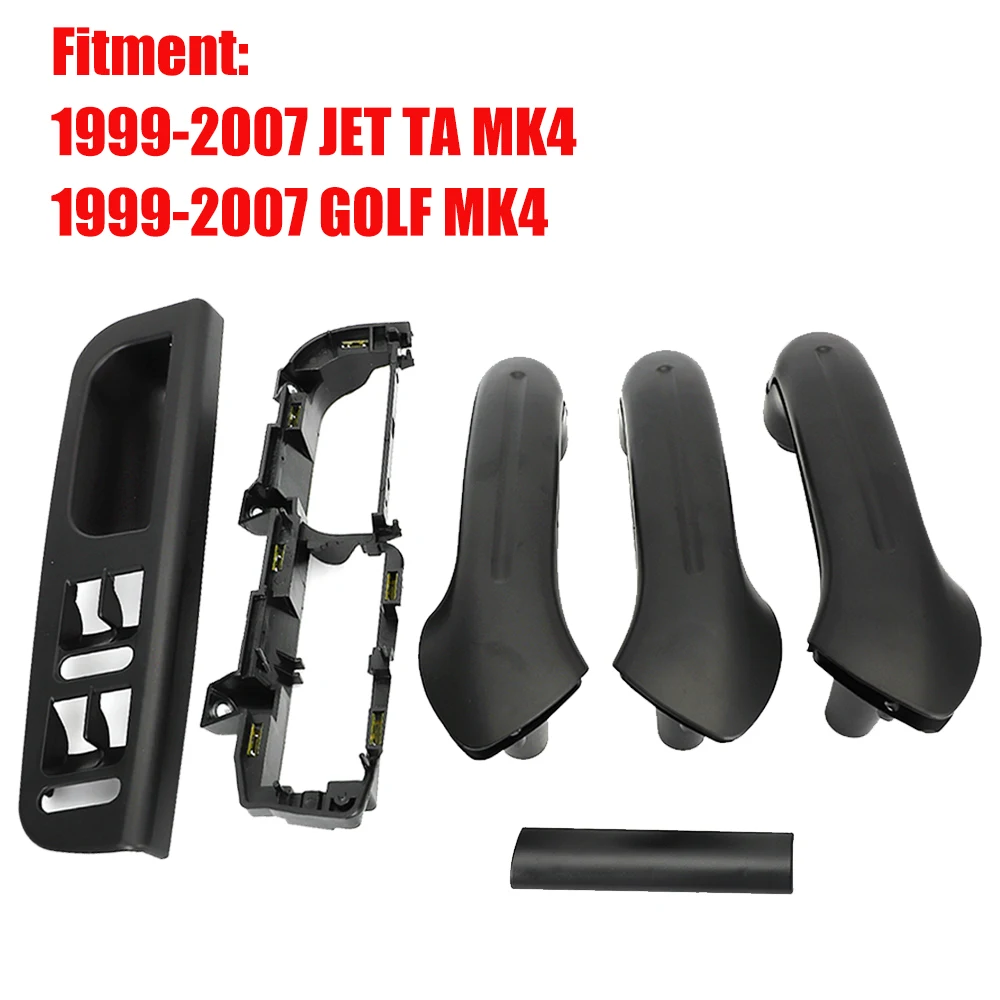 

1J4867179A,3B1867171E7D Front Rear Left Right Door Black Pull Grab Handle For VW Bora Golf 4 MK4 for Jetta 1999-2007 2006 2005