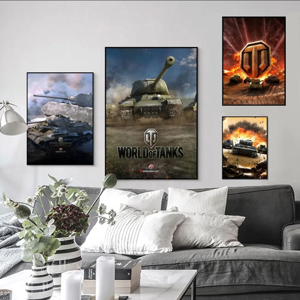 World Of Tanks Poster Self-adhesive Art Poster Retro Kraft Paper Sticker DIY Room Bar Cafe Vintage Decorative Painting
World Of Tanks Poster Self-adhesive Art Poster Retro Kraft Paper Sticker DIY Room Bar Cafe Vintage Decorative Painting