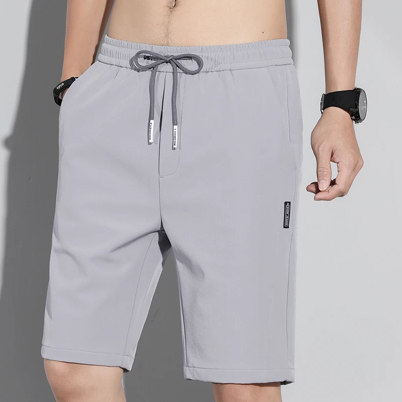 Summer Men's Straight Beach Casual Shorts Elastic Waist Drawstring Design Thin Stretch Shorts Male Brand Clothes
Summer Men's Straight Beach Casual Shorts Elastic Waist Drawstring Design Thin Stretch Shorts Male Brand Clothes