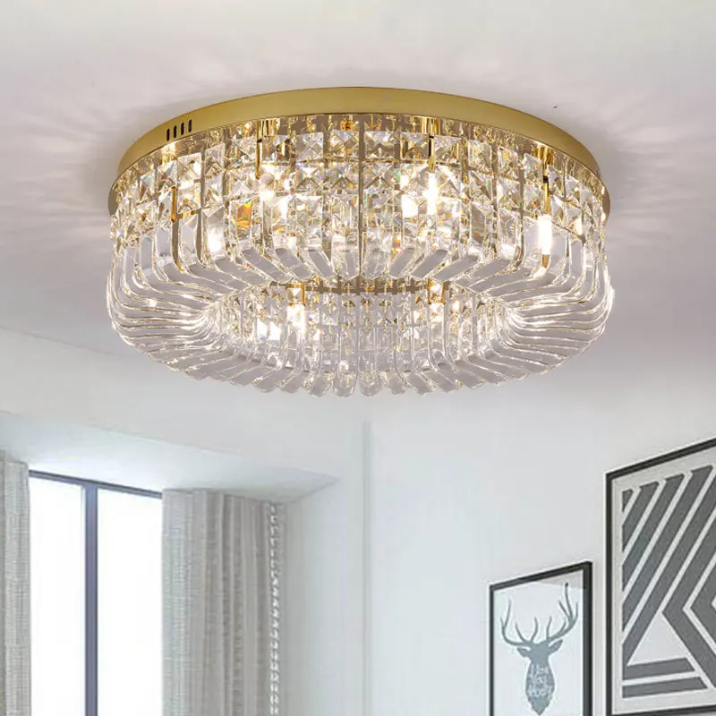 Chandeliers LED Modern Crystal Ceiling for Dining Room Bedroom Nordic Gold Chrome Led Ceiling Light Living Room Decoration
Chandeliers LED Modern Crystal Ceiling for Dining Room Bedroom Nordic Gold Chrome Led Ceiling Light Living Room Decoration