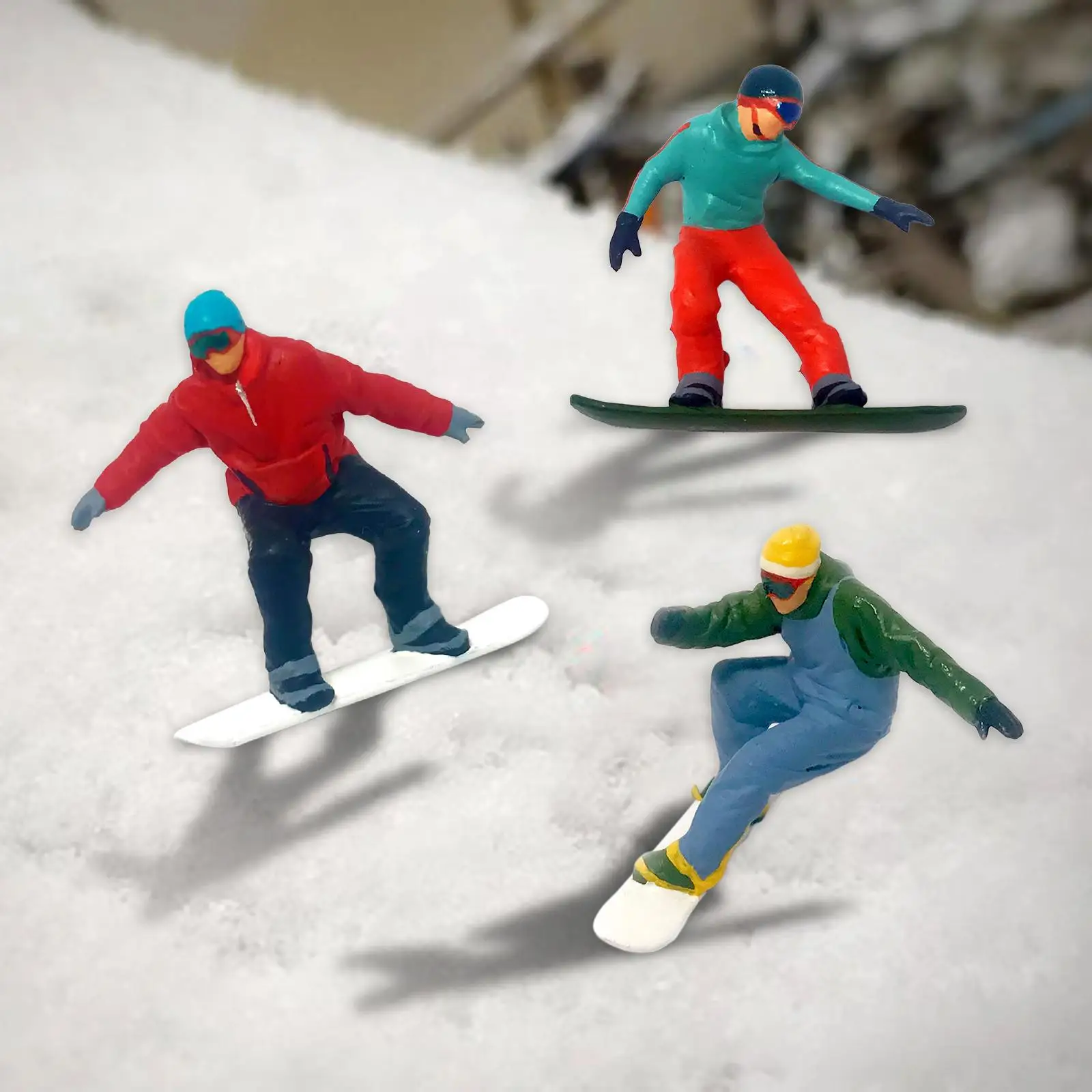 3 Pieces 1/64 Mini Skiing Figure Tiny People Sand Table Hand Painted Miniature Model Figures
3 Pieces 1/64 Mini Skiing Figure Tiny People Sand Table Hand Painted Miniature Model Figures