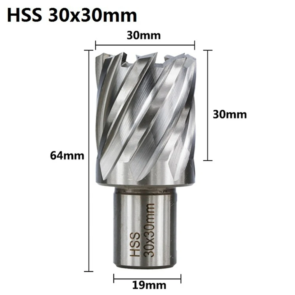 HSS Annular Cutter 12/16/19/20/23/25/30/42mm Metal Core Drill Bit Weldon Shank Hole Opener Saw Hollow For Metal Drilling Tools
HSS Annular Cutter 12/16/19/20/23/25/30/42mm Metal Core Drill Bit Weldon Shank Hole Opener Saw Hollow For Metal Drilling Tools