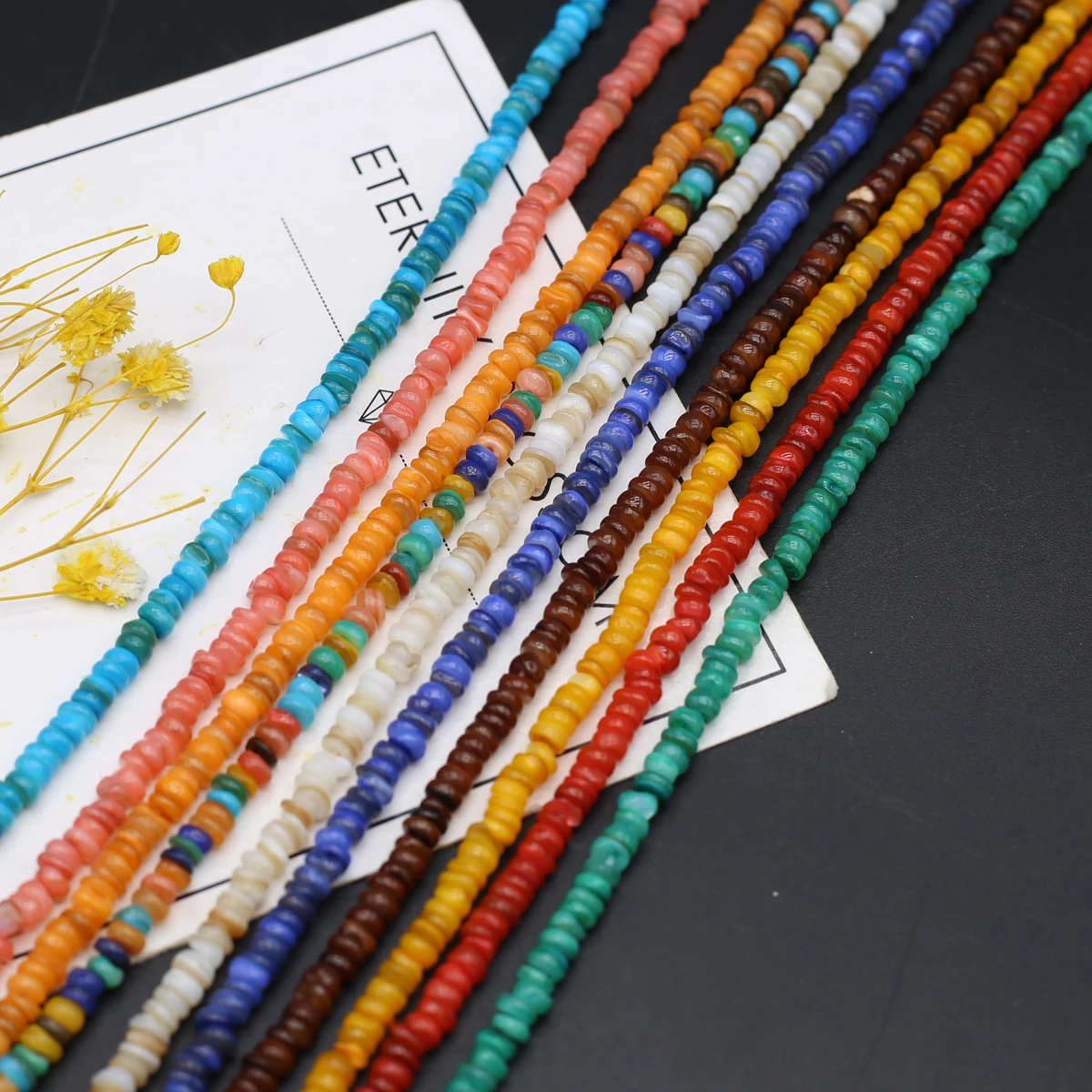 Natural Small Oblate Colorful Shell Beads Polished Dyed Mother of Pearl Chip Beaded Necklace Accessories Jewelry Making Bracelet
Natural Small Oblate Colorful Shell Beads Polished Dyed Mother of Pearl Chip Beaded Necklace Accessories Jewelry Making Bracelet