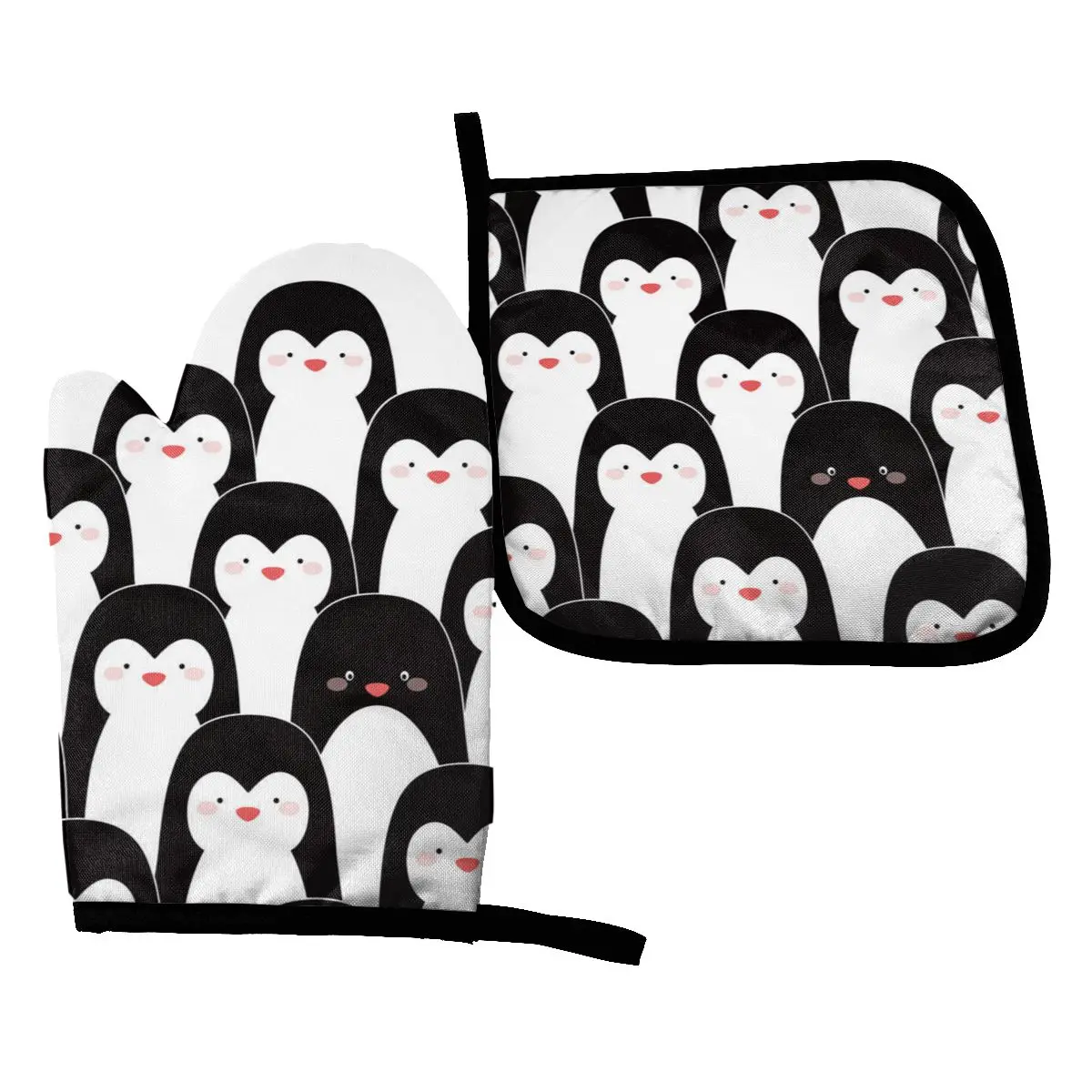 Seamless Penguins Oven Mitts Potholder Baking Oven Kitchen Cooking Gloves BBQ Microwave Insulation Pad Heatproof Gloves Decor
Seamless Penguins Oven Mitts Potholder Baking Oven Kitchen Cooking Gloves BBQ Microwave Insulation Pad Heatproof Gloves Decor