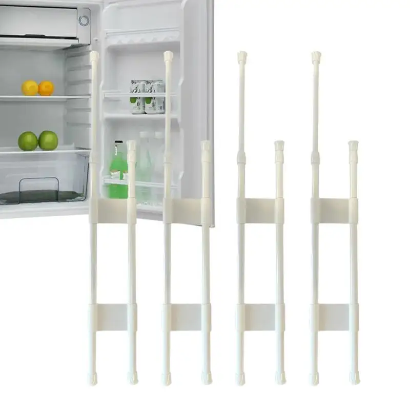 

RV Refrigerator Bars Refrigerator Expansion Double Rod Inner Spring Design Holding Tool For Refrigerator Closet And Shoe Rack