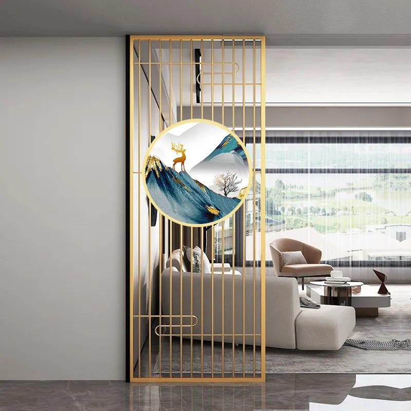 Style Iron Screen Partition Modern Minimalist Living Room Entry Door Hallway Stainless Steel Light Luxury Office Restaurant
Style Iron Screen Partition Modern Minimalist Living Room Entry Door Hallway Stainless Steel Light Luxury Office Restaurant