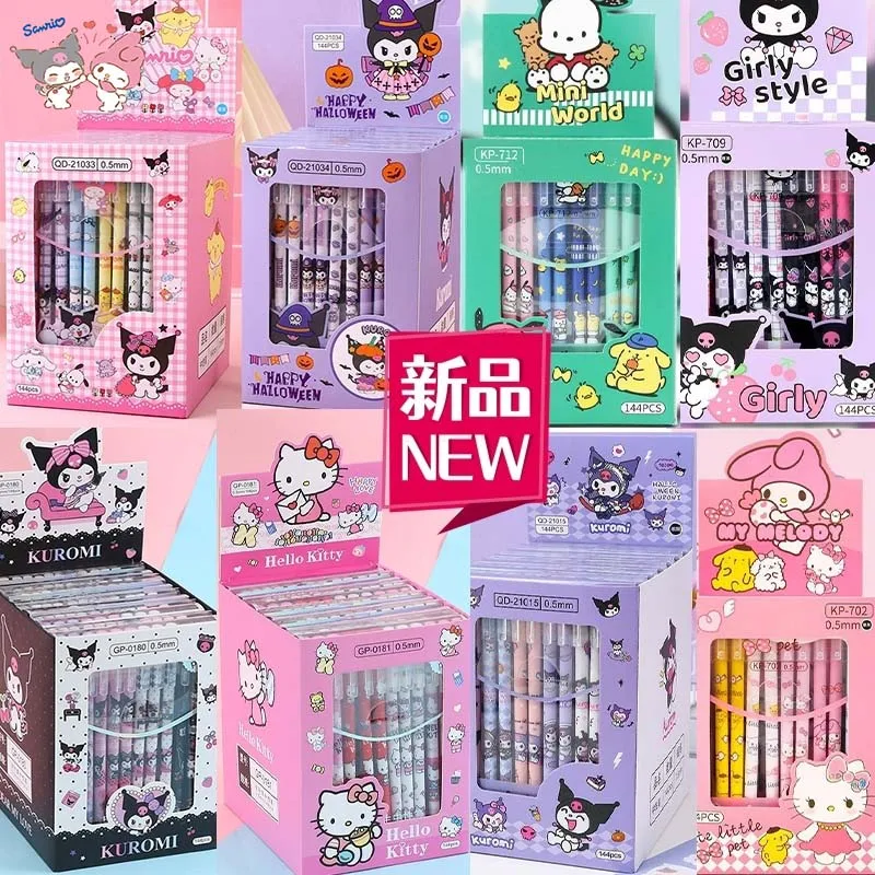 New Sanrio Cartoon Gel Pen Erasable 12/24pcs Kuromi Melody Cinnamoroll Kawaii Students Stationery School Writing Tool Wholesale
New Sanrio Cartoon Gel Pen Erasable 12/24pcs Kuromi Melody Cinnamoroll Kawaii Students Stationery School Writing Tool Wholesale