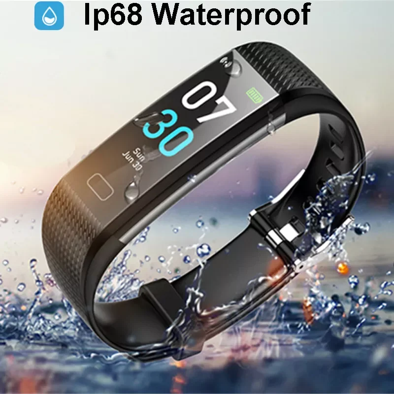T1S Smart Bracelet Tempurature Heart Rate Monitor Real-time Sleeping Detectors Fitness Sport Watches
T1S Smart Bracelet Tempurature Heart Rate Monitor Real-time Sleeping Detectors Fitness Sport Watches