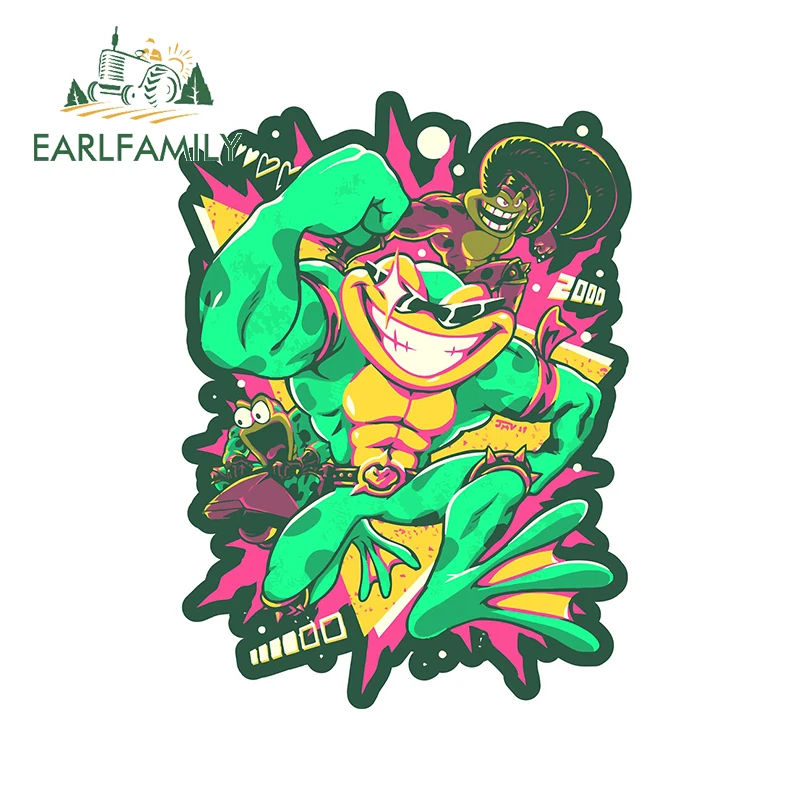 EARLFAMILY 13 см x 9,8 см для Battletoads мультяшная Автомобильная наклейка устойчивая к царапинам Водонепроницаемая наклейка индивидуальный мотоцикл Стайлинг автомобиля 
EARLFAMILY 13 см x 9,8 см для Battletoads мультяшная Автомобильная наклейка устойчивая к царапинам Водонепроницаемая наклейка индивидуальный мотоцикл Стайлинг автомобиля