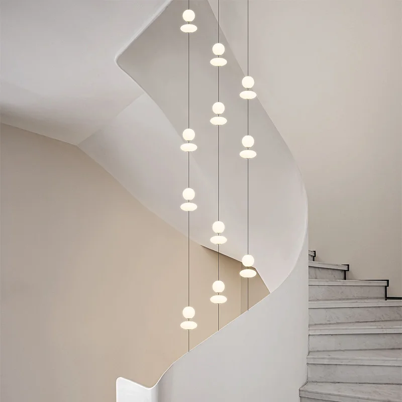 Led stair ceiling chandelier duplex attic villa living room light modern minimalist strip Restaurant Bar bedroom Pendant lamp
Led stair ceiling chandelier duplex attic villa living room light modern minimalist strip Restaurant Bar bedroom Pendant lamp