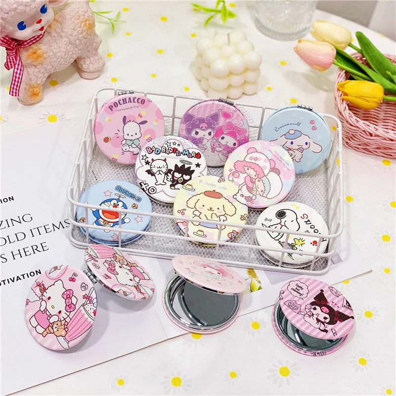 Anime Sanrio Cosmetic Mirror Hello Kittys Kawaii Kuromi My Melody Cinnamoroll Cute Beauty Student Portable Small Mirror Toy Girl
Anime Sanrio Cosmetic Mirror Hello Kittys Kawaii Kuromi My Melody Cinnamoroll Cute Beauty Student Portable Small Mirror Toy Girl