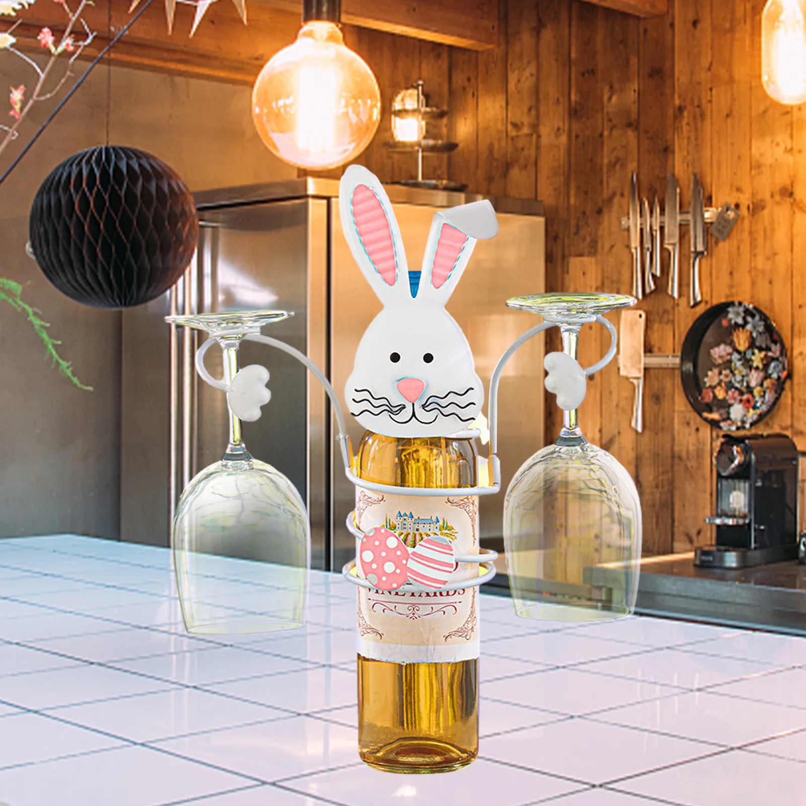 Подставка для Винных Бокалов с пасхальным Кроликом, декоративная металлическая стойка для сушки Винных Бокалов, столешница, подставка для ...
Подставка для Винных Бокалов с пасхальным Кроликом, декоративная металлическая стойка для сушки Винных Бокалов, столешница, подставка для ...