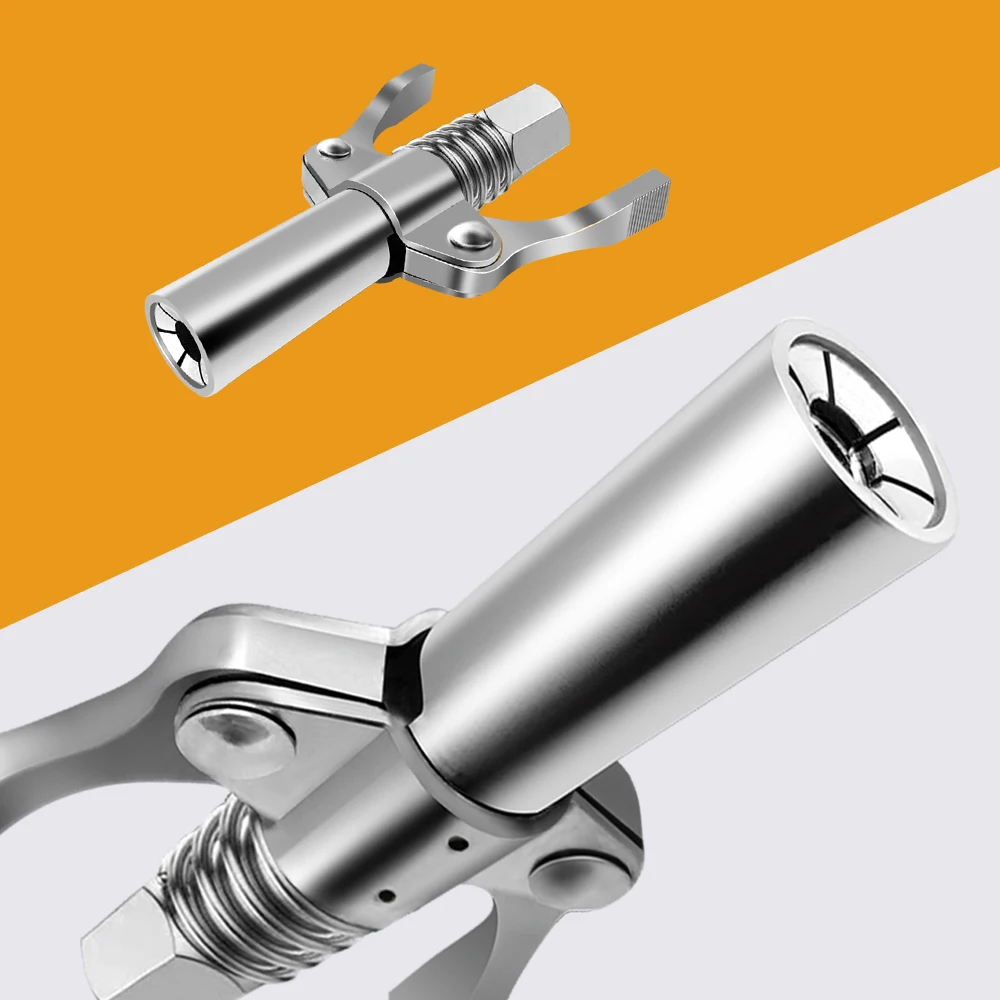 10000 PSI Grease Tool Coupler Heavy-Duty Quick Release Grease Gun NPTI/8 High Pressure Grease Nozzle Car Syringe Lubricant Tip
10000 PSI Grease Tool Coupler Heavy-Duty Quick Release Grease Gun NPTI/8 High Pressure Grease Nozzle Car Syringe Lubricant Tip
