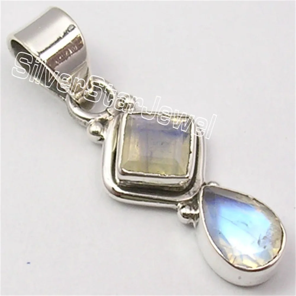 Many Color Semi-precious Stone Pendant 1.3" India
Many Color Semi-precious Stone Pendant 1.3" India