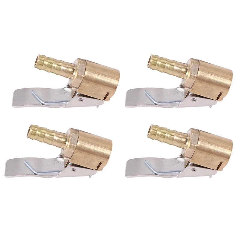 4Pc 6Mm Auto Air Pump Chuck Clip Car Truck Tyre Tire Inflator Valve Connector Car Open Brass Stem Tire
4Pc 6Mm Auto Air Pump Chuck Clip Car Truck Tyre Tire Inflator Valve Connector Car Open Brass Stem Tire