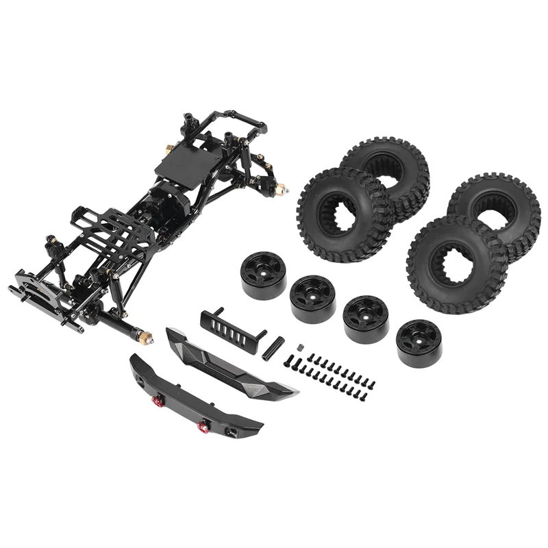 Aluminum Alloy Assembled Frame Chassis Kit for Axial SCX24 AXI00006 Bronco 1/24 RC Crawler Car Upgrade Parts,Black
Aluminum Alloy Assembled Frame Chassis Kit for Axial SCX24 AXI00006 Bronco 1/24 RC Crawler Car Upgrade Parts,Black