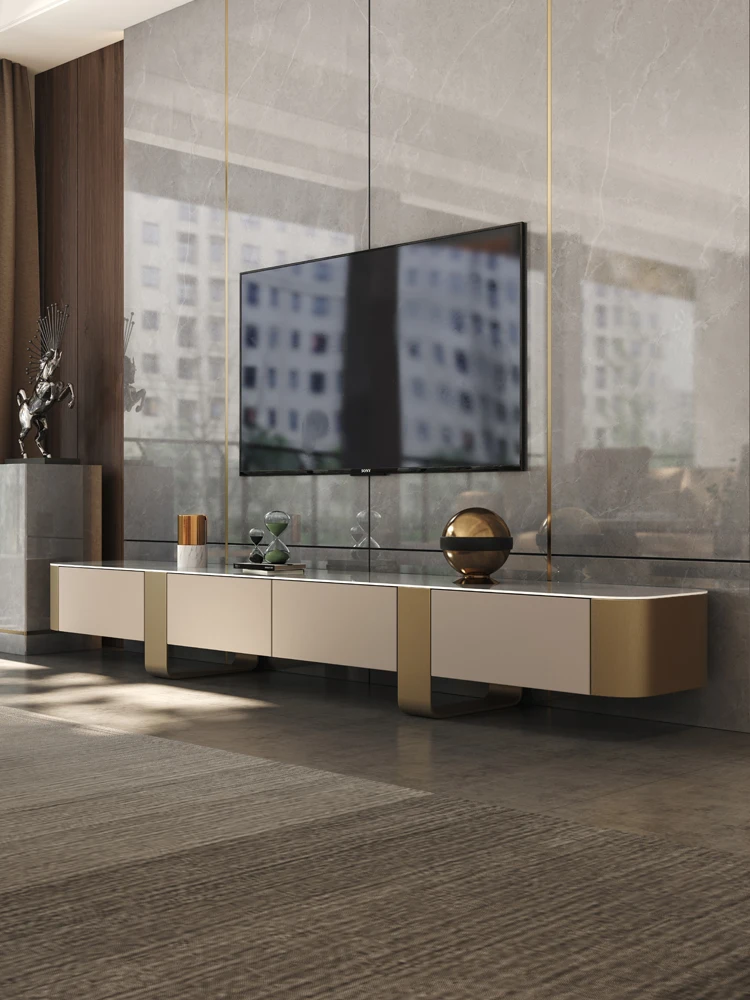 New light luxury rock board TV cabinet tea table combination living room modern simple floor storage cabinet fashion creative hi
New light luxury rock board TV cabinet tea table combination living room modern simple floor storage cabinet fashion creative hi