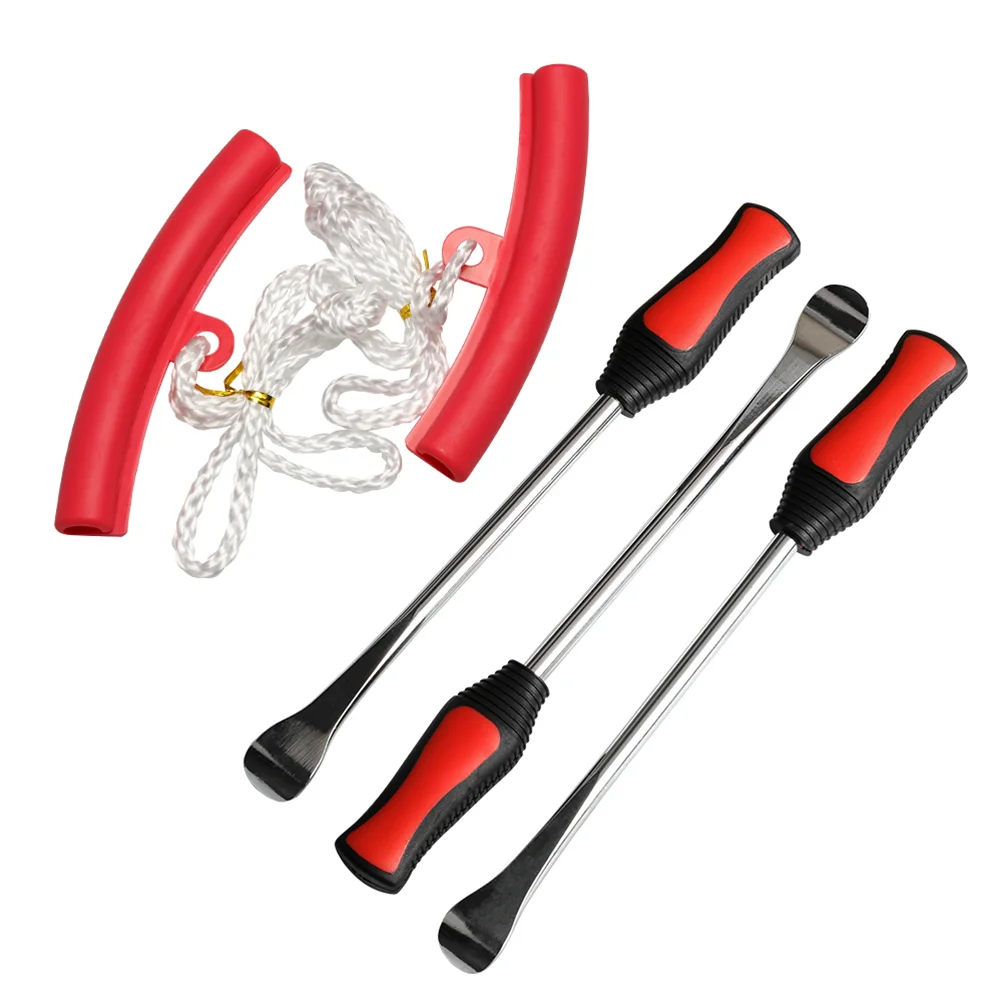 Pack of 5 Tire Changing Set Tire Spoon Lever Tools Rim Protectors for Motorcycle Car
Pack of 5 Tire Changing Set Tire Spoon Lever Tools Rim Protectors for Motorcycle Car
