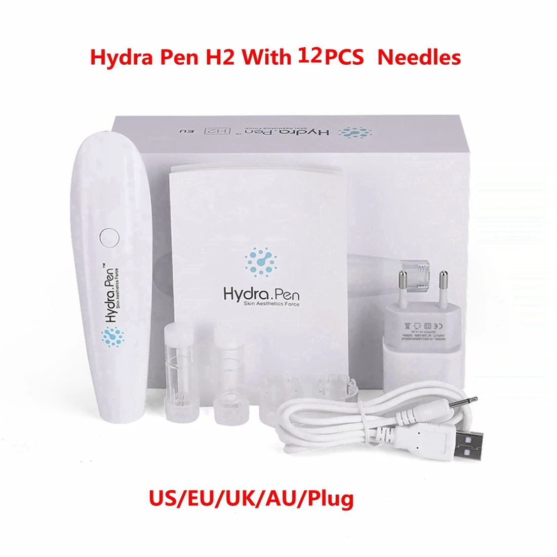 2023 Hydra Pen H2 Professional Hydra Microneedling Pen With 12 pcs Cartridges Automatic Applicator Skin Care Tool
2023 Hydra Pen H2 Professional Hydra Microneedling Pen With 12 pcs Cartridges Automatic Applicator Skin Care Tool