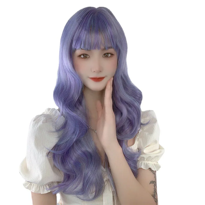 Wig female long hair natural full head set style long curly hair net red big wave temperament simulation human hair wig
Wig female long hair natural full head set style long curly hair net red big wave temperament simulation human hair wig