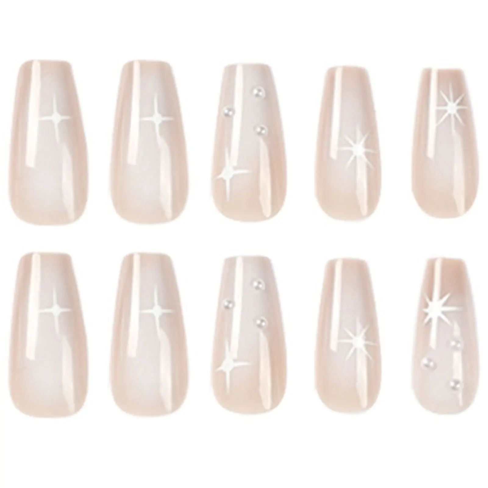 Женские накладные ногти с жемчужным орнаментом, простые в применении накладные ногти для маникюра, искусного человека C44
Женские накладные ногти с жемчужным орнаментом, простые в применении накладные ногти для маникюра, искусного человека C44