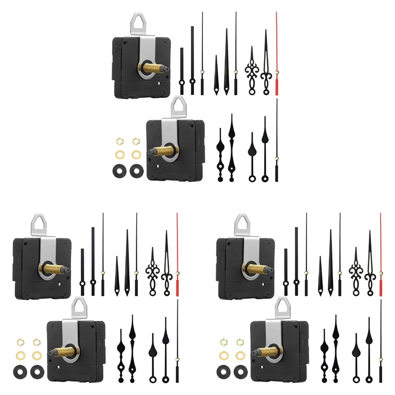 New-32Mm Long Shaft DIY Quartz Clock Movement Mechanism With 15 Different Pairs Hands Wall Clock Repair Parts Replacement
New-32Mm Long Shaft DIY Quartz Clock Movement Mechanism With 15 Different Pairs Hands Wall Clock Repair Parts Replacement