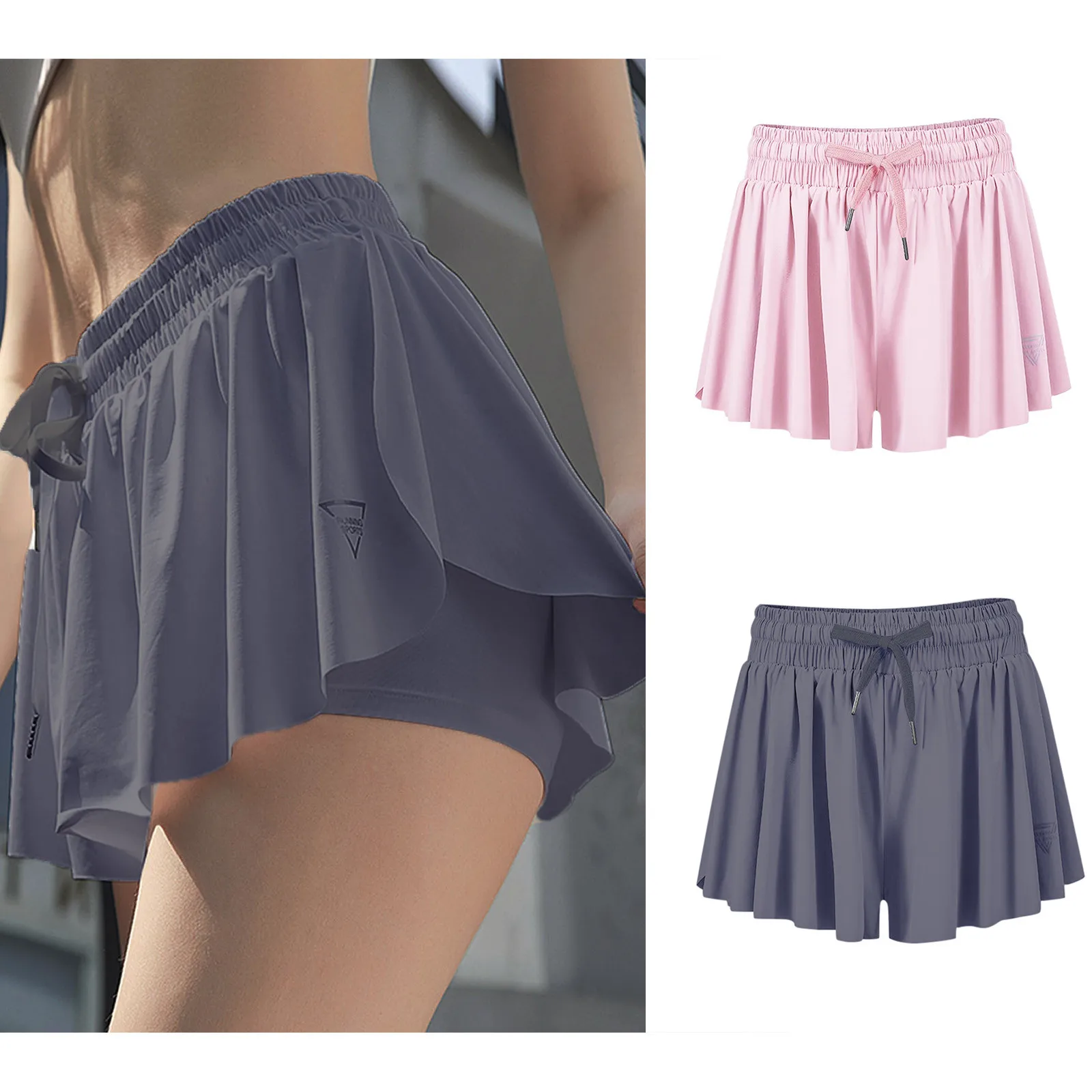 Новинка, женские эластичные спортивные шорты с завышенной талией для тренировок, шорты для бега, быстросохнущие светильник юбки-фальш, коро...
Новинка, женские эластичные спортивные шорты с завышенной талией для тренировок, шорты для бега, быстросохнущие светильник юбки-фальш, коро...